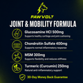 PawVolt Joint & Mobility formula ingredients — glucosamine chondroitin MSM turmeric